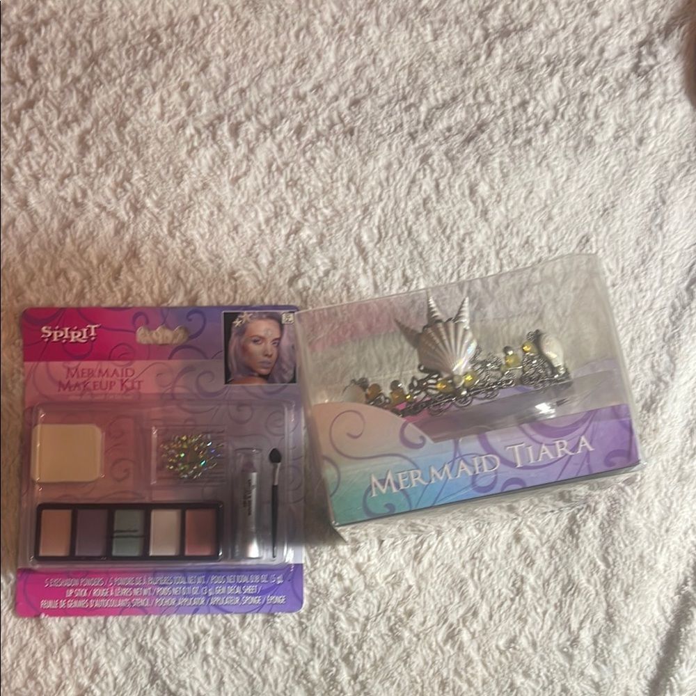 Spirit Mermaid Makeup Kit with Tiara - Multi-Color NEW